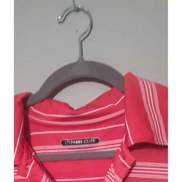 Cypress Club Performance Polo Striped Golf Shirt - Picture 2 of 4